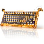 خرید GravaStar Mercury K1 Pro Wireless Mechanical Gaming Keyboard - Battle-Worn Yellow